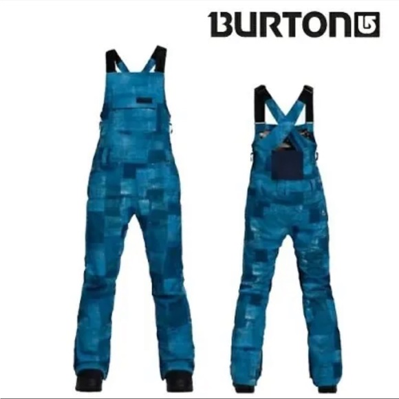 Burton Women's WZ Gore-Tex Zealous PT Snow Ski Bib Pants wz indiohobo SZ Small - Picture 4 of 12